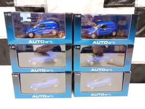 lot 133 image: Lot Of (6)  Autoart 143  Scale PT Cruisers Die Cast Cars