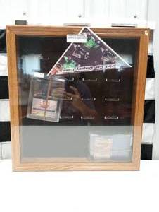 lot 148 image: 19 X 2012 Sprint Car Oak display Case With (4) Cars