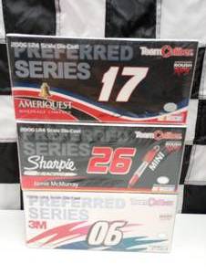 lot 211 image: Team Caliber Preferred Series 124 Scale Die Cast Cars