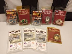 lot 230 image: Assorted Nascar Pewter Money Clips