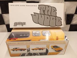 lot 241 image: gmp  124 Scale The Judge 1970 GTO Judge Convertible Die Cast Car