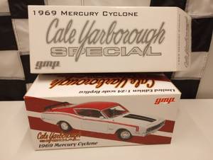 lot 242 image: gmp 124 Scale Cale Yarborough Special 1969 Mercury Cyclone Die Cast Car