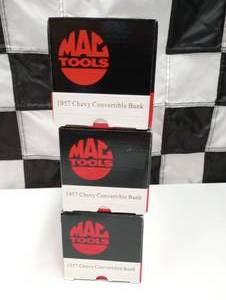 lot 269 image: Three Mac Tools 1957 Chevy Convertible Coin Banks