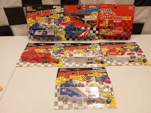 lot 302 image: Racing Champions Nascar 164th Scale Die Cast Racing Team Transporters
