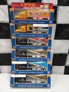 lot 305 image: NFL 1998 Team Collection National Football League 180th Scale Die Cast Haulers