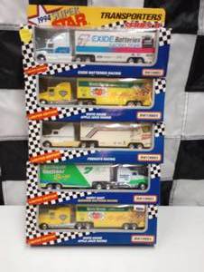 lot 308 image: Matchbox 1994 Super Star Transporter Series II Die Cast Transporters