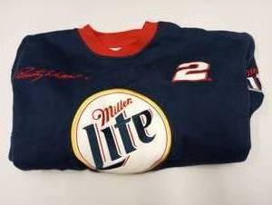 lot 323 image: Chase Authentics Rusty Wallace #2 Miller Lite Large Sweatshirt
