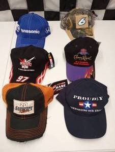 lot 331 image: Assorted Nascar Adjustable Baseball Caps