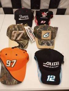 lot 336 image: Assorted Nascar Adjustable Baseball Caps