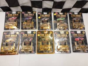lot 407 image: Racing Champions 164th Scale  24K Gold Plated Commemorative Series