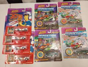 lot 471 image: Johnny Lightning Dragsters & Speed Racer 164th Scale Die Cast Cars
