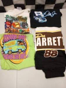 lot 597 image: Nascar Racing Assorted Medium Youth T-Shirts