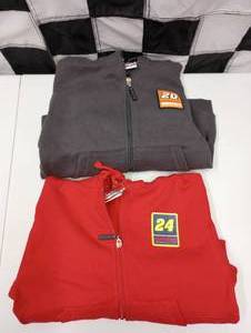 lot 603 image: Nascar Racing Youth Small Hooded Zipper Front Closure Sweatshirts