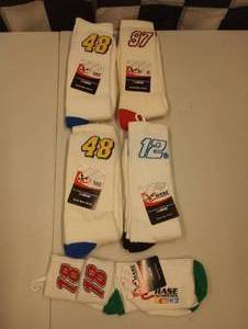 lot 620 image: Assorted Nascar Chase Authentic Mens Size 10-13 Socks