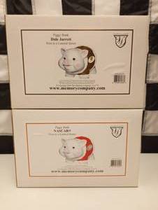 lot 634 image: The Memory Company Nascar & Dale Jarrett Piggy Bank