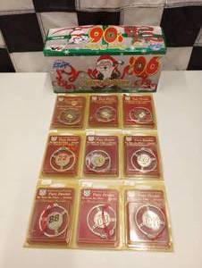 lot 659 image: Assorted Christmas Pure Pewter Ornaments & Action 24th Scale Sam Bass #06 Holiday Die Cast Car