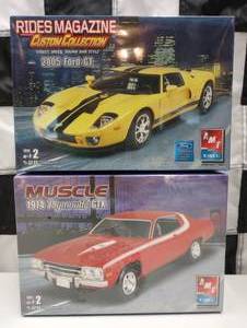 lot 667 image: Ertl AMT Rides Magazine Custom Collection Plastic Model Kits