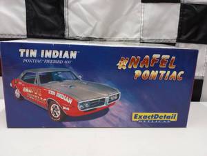 lot 685 image: Exact Detail Nafel Tin Indian Pontiac Firebird 400 118th Scale Die Cast Car