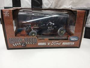 lot 695 image: Origins Of Speed Model A Ford Roadster 118th Scale Die Cast Car
