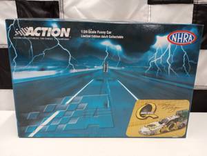 lot 704 image: Action Racing 124th Scale Tony Pedregon #6 Funny Car Die Cast