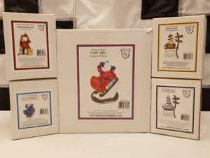 lot 640 image: Assorted Nascar Christmas Figures & Ornaments.