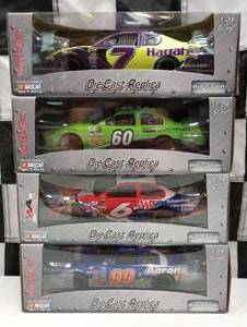 lot 725 image: Team Caliber Pit Stop 124th Scale Die Cast Cars,