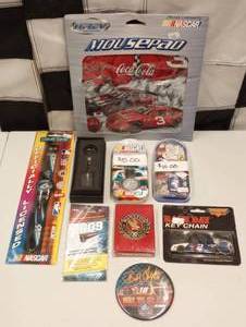 lot 805 image: Nascar Watches, Key Chains, Playing Cards and More
