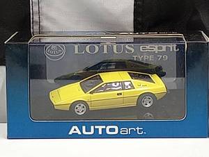 lot 814 image: Autoart Lotus Esprit Type 79 143rd Scale Die Cast Car