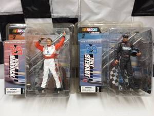 lot 854 image: (2) Action McFarlane Kevin Harvick & Tony Stewart Figures