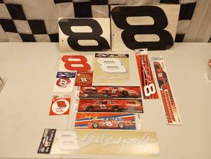 lot 867 image: Lot Of Assorted Dale Earnhardt Jr #8 Stickers