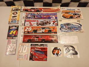lot 870 image: Lot Of  Assorted Nascar Racing Stickers.