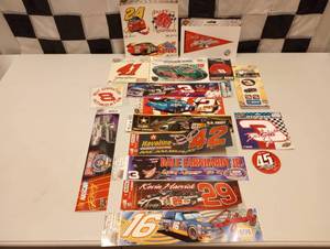 lot 874 image: Lot Of  Assorted Nascar Racing Stickers.
