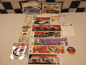 lot 875 image: Lot Of  Assorted Nascar Racing Stickers.