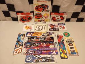 lot 878 image: Lot Of  Assorted Nascar Racing Stickers.
