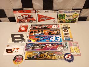 lot 879 image: Lot Of  Assorted Nascar Racing Stickers.