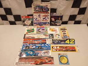lot 882 image: Lot Of  Assorted Nascar Racing Stickers.