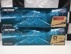 lot 900 image: (2) Action Dragsters 124 Kenny Bernstein & Tony Schumacher