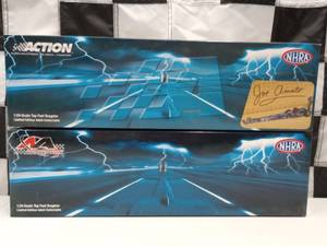 lot 901 image: (2) Action Dragsters 124 Die Cat Cars Joe Amato & Tony Schumacher