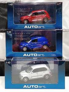 lot 912 image: (3) Autoart PT, GT & Pannel Cruisers new in original packaging.