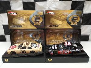 lot 928 image: Action Elite 124 Scale Die Cast Cars Kasey Khane & Elliott Sadler