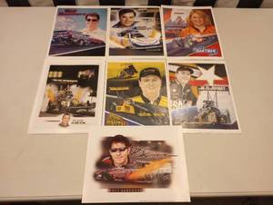lot 942 image: Artist Renderings of Drag Racers