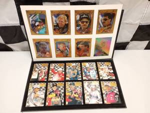 lot 961 image: Wheels Signature Gems Uncut Sheet & Action Packed (10) Card Set