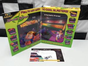 lot 969 image: Joe Gibbs Racing Sample Nerf Arena Blast Computer Game
