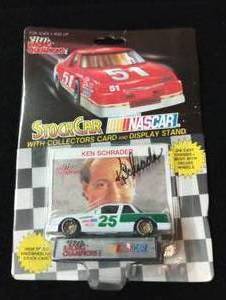 lot 981 image: Autographed Ken Schrader Race Champions 164 Car