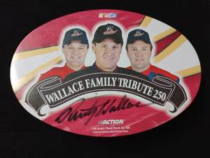 lot 983 image: Autographed Rusty Wallace Tin