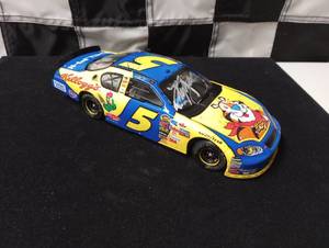 lot 989 image: Autographed Kyle Bush Action 125 Die Cast Car