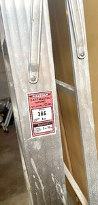 lot 75 image: Werner 6 Foot Metal Ladder