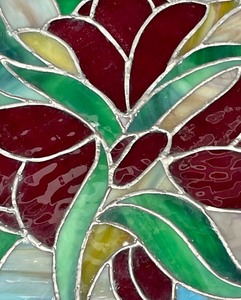 lot 84 image: Stunning Circular Stained Glass