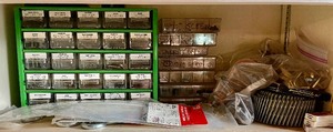 lot 90 image: Nuts, Nails, Screws, Bolts and More