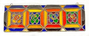 lot 102A image: Variety of Stunning Stained Glass Art